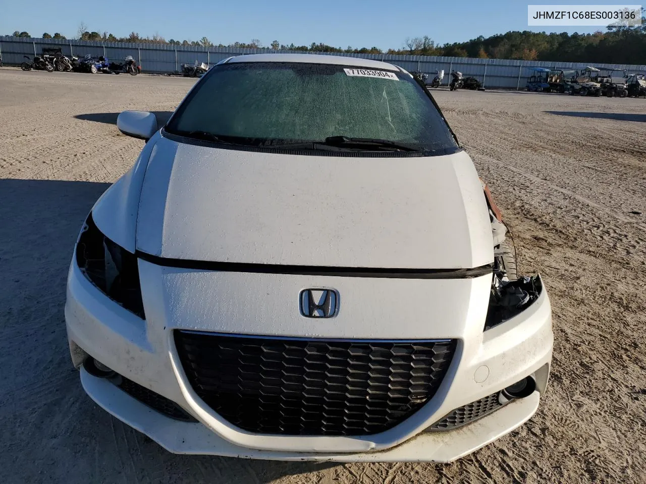 2014 Honda Cr-Z Ex VIN: JHMZF1C68ES003136 Lot: 77033904