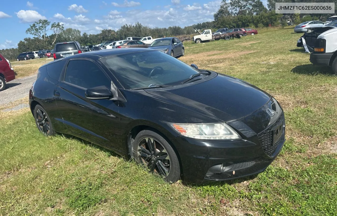 2014 Honda Cr-Z Ex VIN: JHMZF1C62ES000636 Lot: 77877594