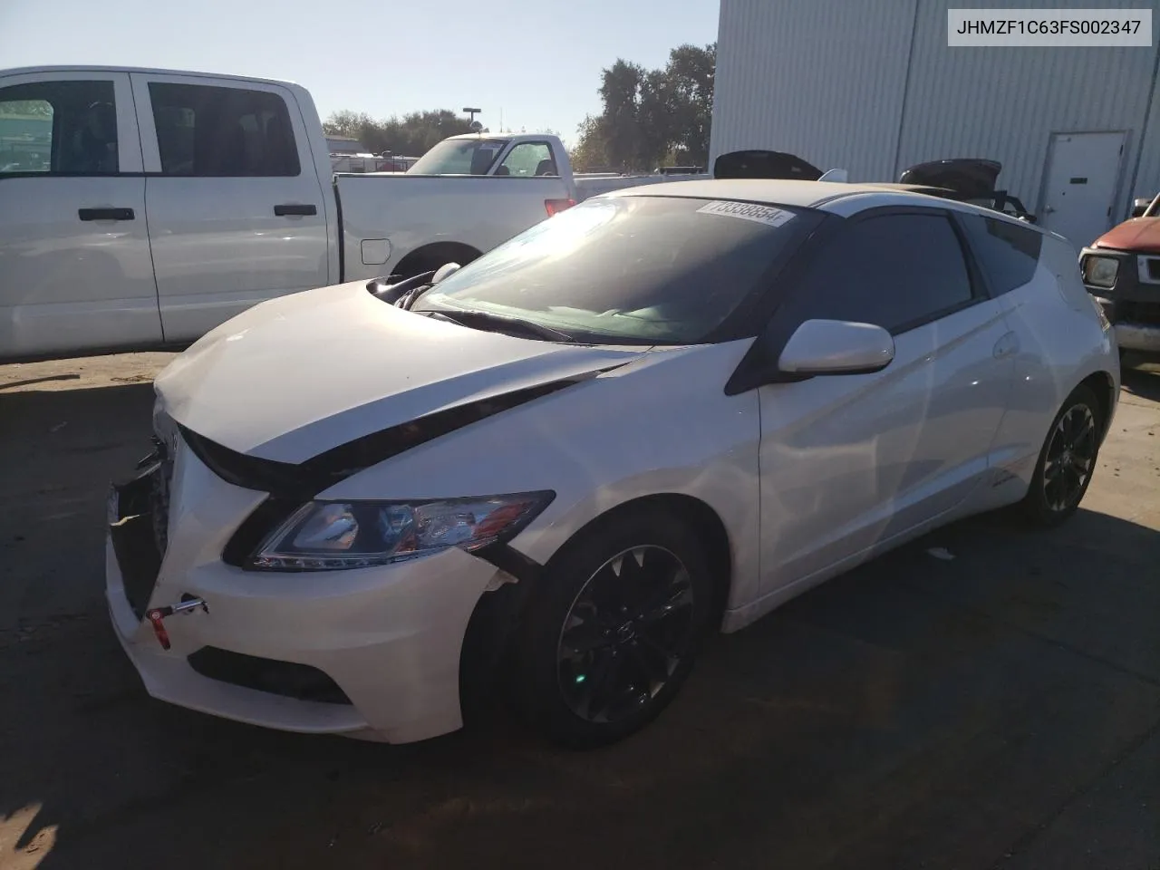 JHMZF1C63FS002347 2015 Honda Cr-Z Ex