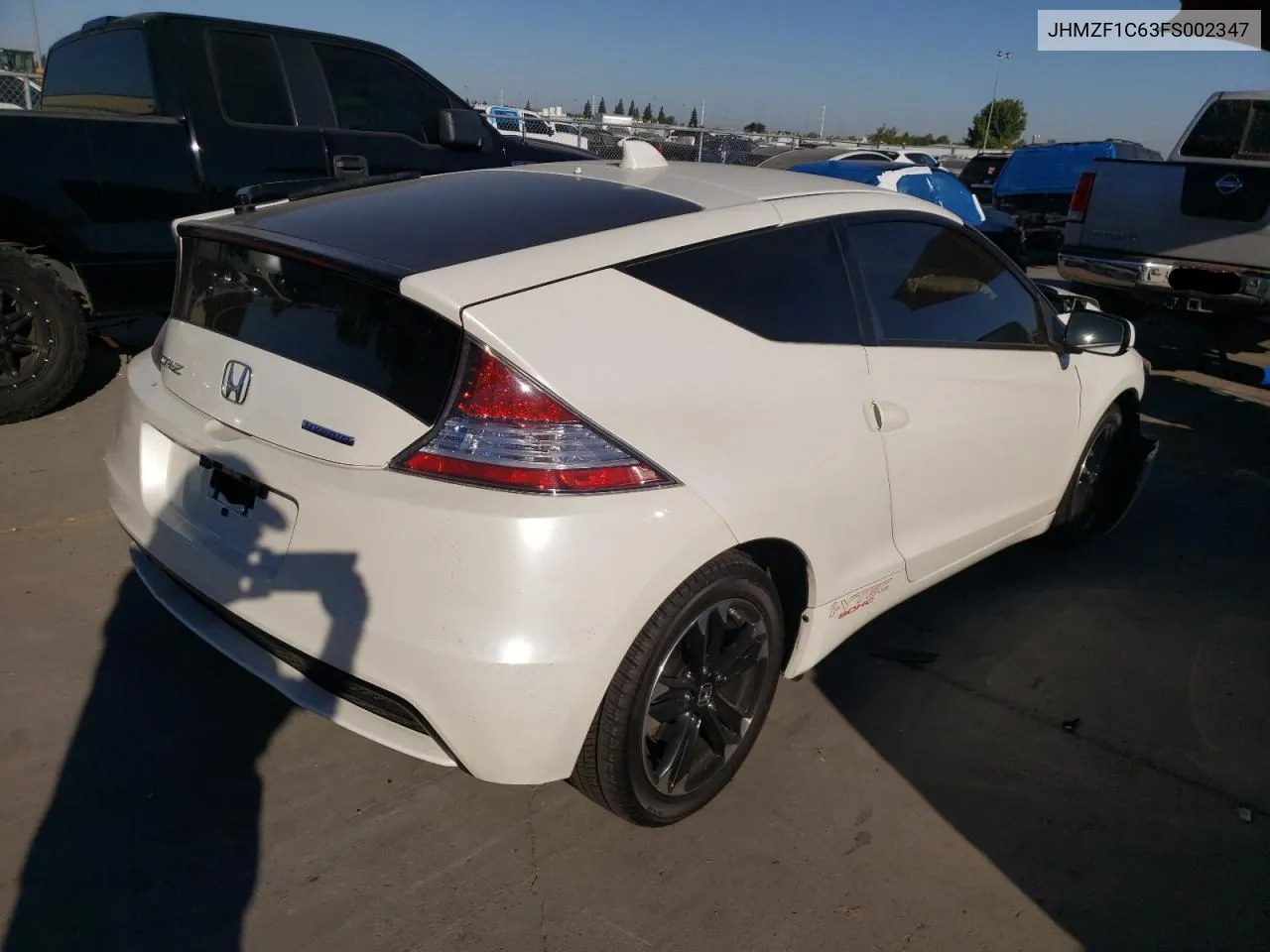 JHMZF1C63FS002347 2015 Honda Cr-Z Ex