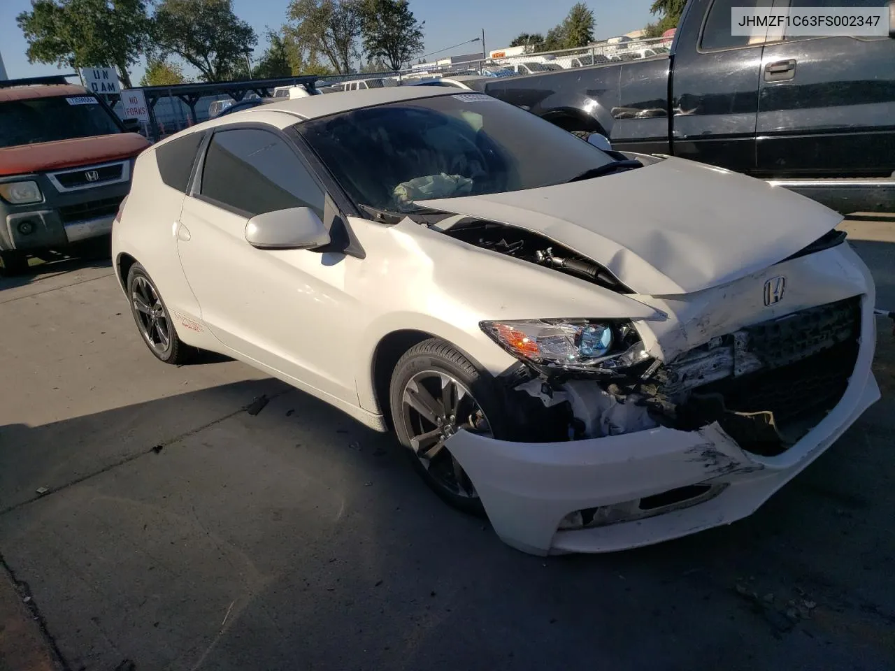 JHMZF1C63FS002347 2015 Honda Cr-Z Ex