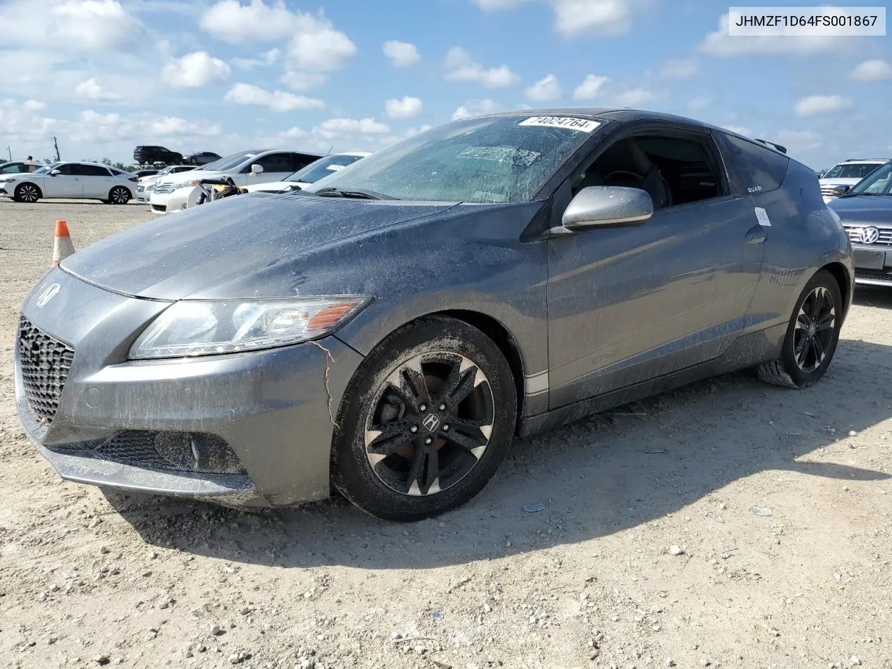 JHMZF1D64FS001867 2015 Honda Cr-Z Ex