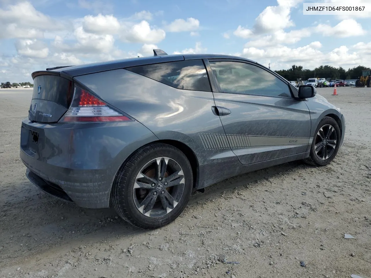 2015 Honda Cr-Z Ex VIN: JHMZF1D64FS001867 Lot: 74024764