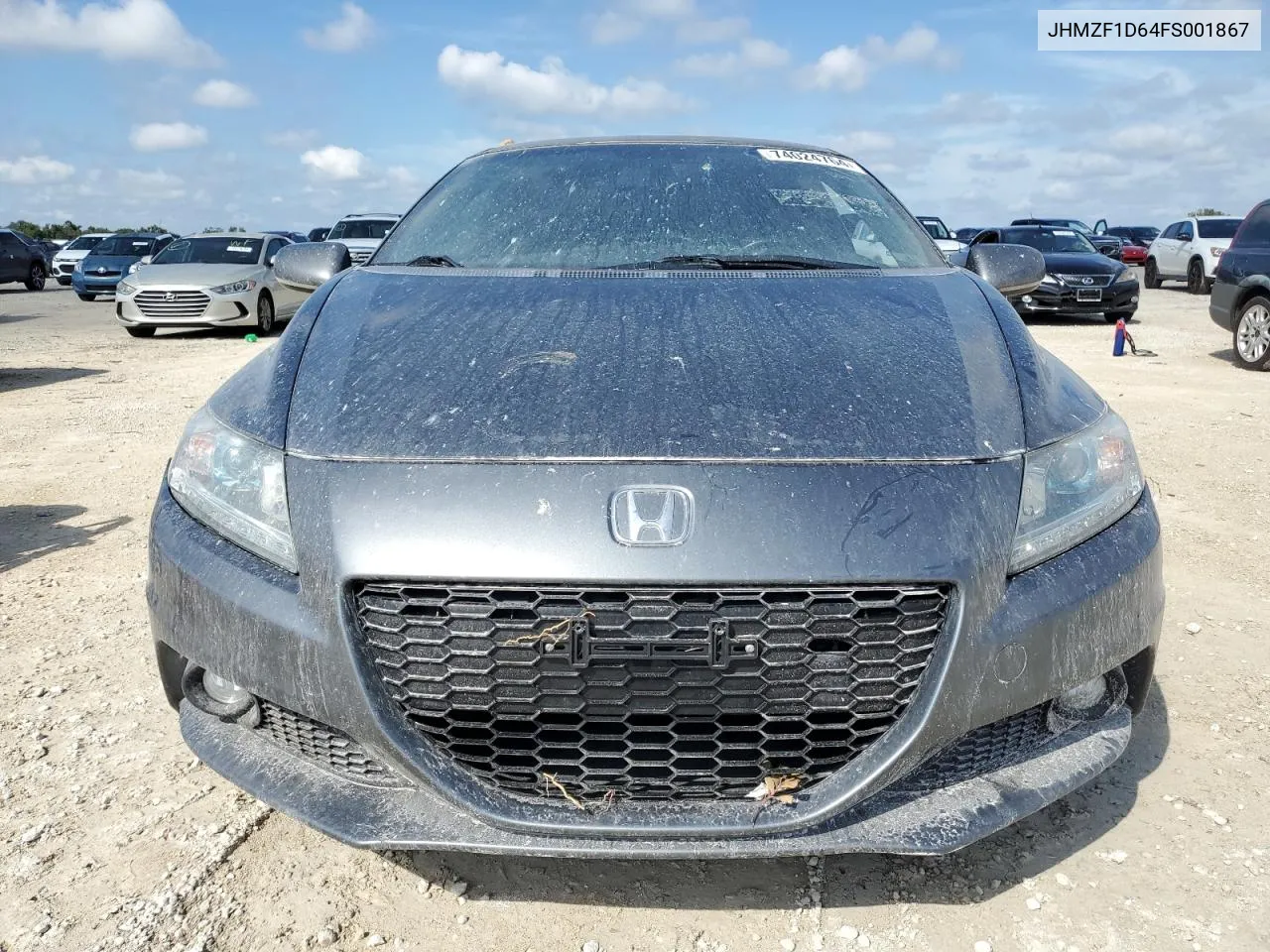 JHMZF1D64FS001867 2015 Honda Cr-Z Ex