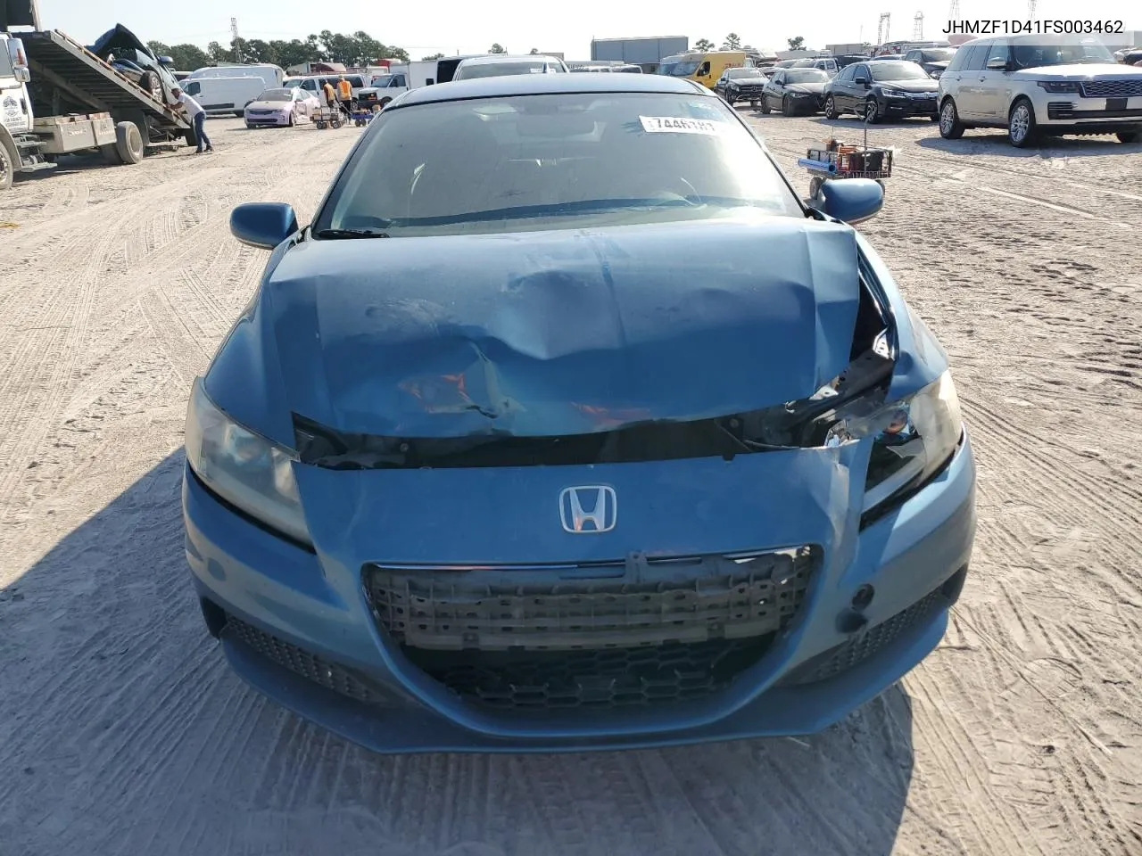 2015 Honda Cr-Z VIN: JHMZF1D41FS003462 Lot: 74461814