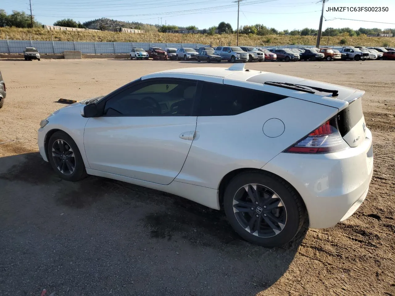 2015 Honda Cr-Z Ex VIN: JHMZF1C63FS002350 Lot: 75527174