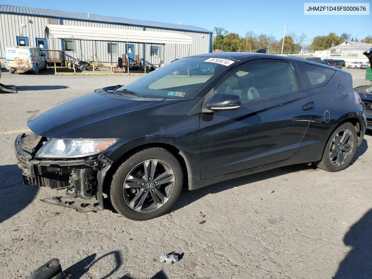 2015 Honda Cr-Z VIN: JHMZF1D45FS000676 Lot: 76793474