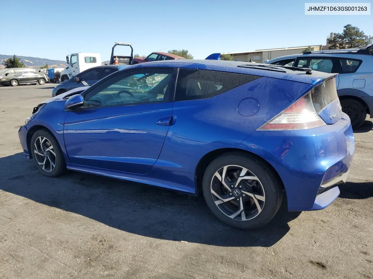 2016 Honda Cr-Z Ex VIN: JHMZF1D63GS001263 Lot: 75877894