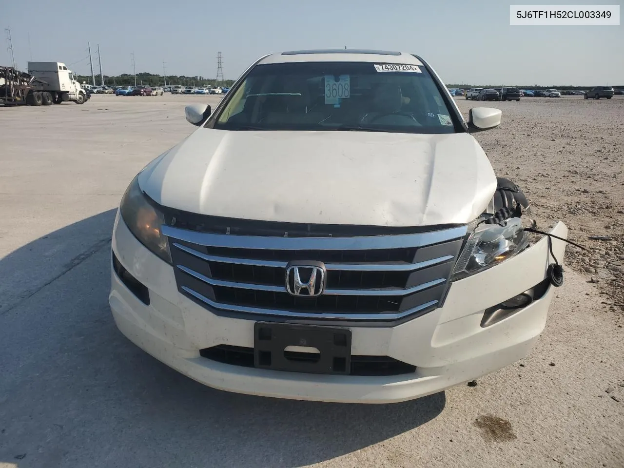 2012 Honda Crosstour Exl VIN: 5J6TF1H52CL003349 Lot: 74307204