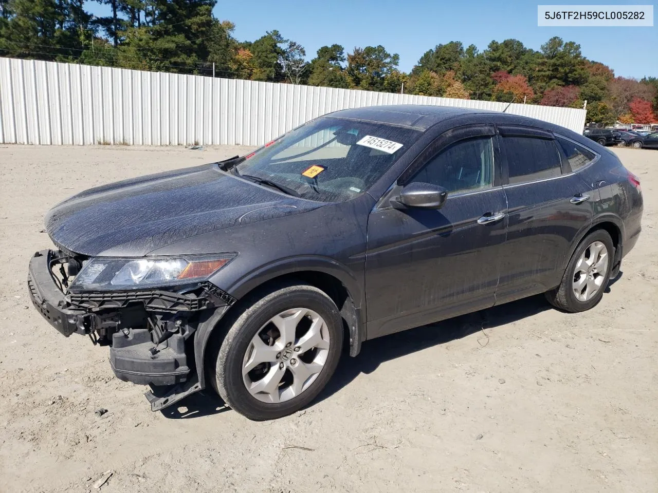 2012 Honda Crosstour Exl VIN: 5J6TF2H59CL005282 Lot: 74515274