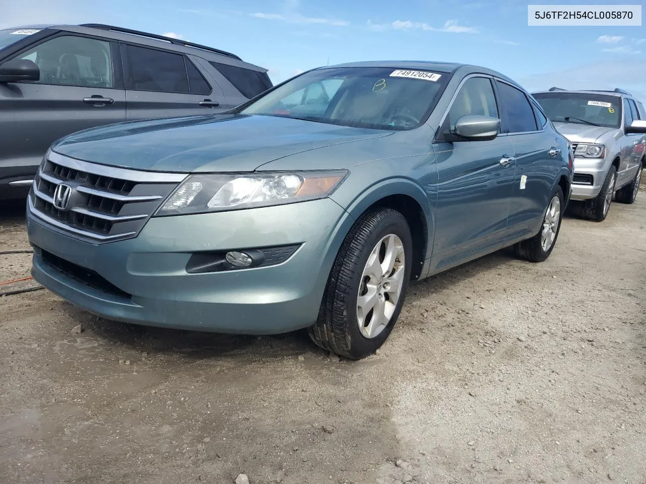 2012 Honda Crosstour Exl VIN: 5J6TF2H54CL005870 Lot: 74912054