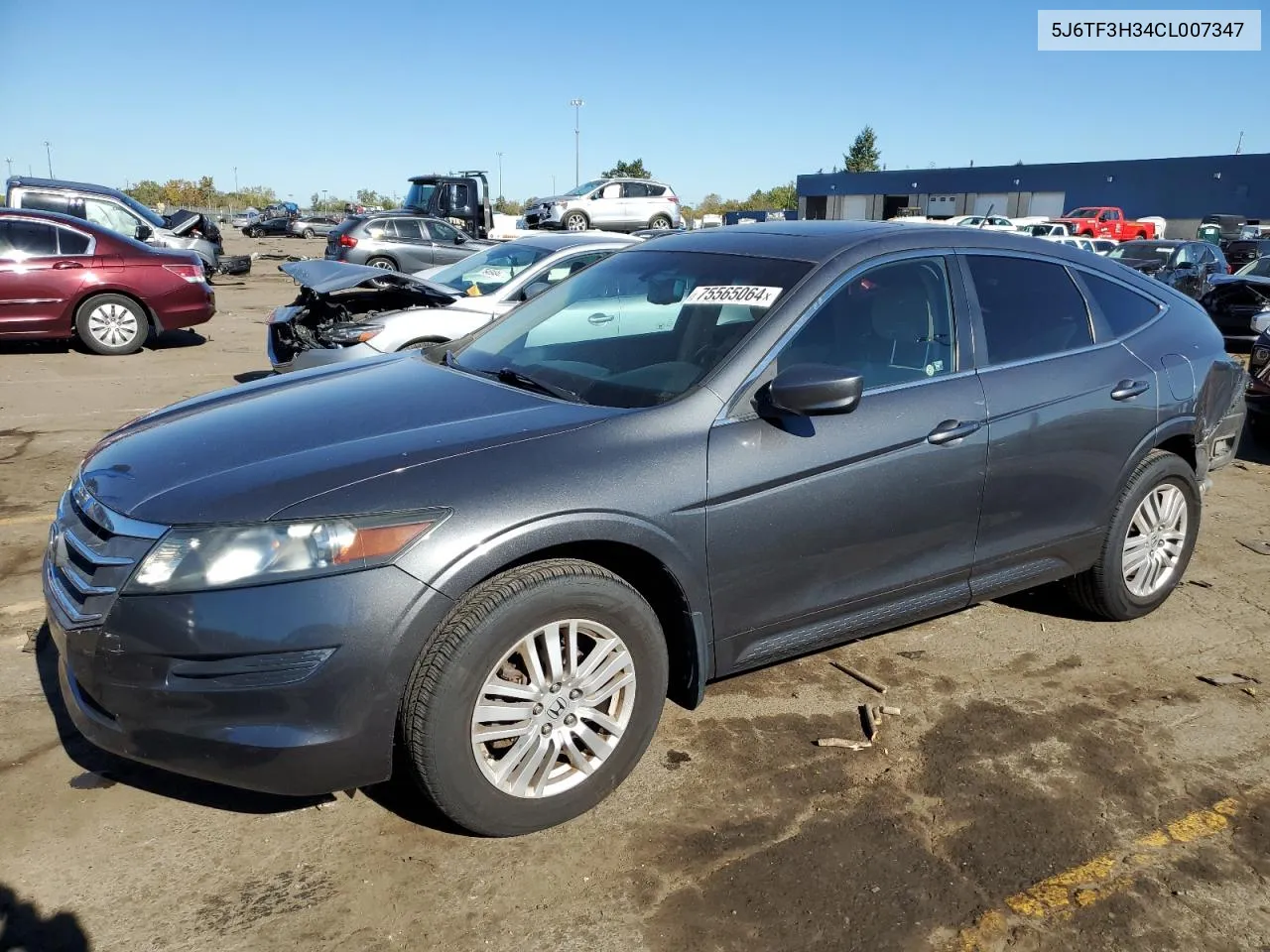 2012 Honda Crosstour Ex VIN: 5J6TF3H34CL007347 Lot: 75565064