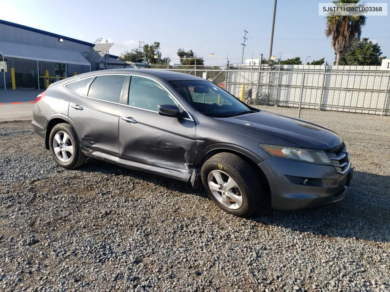 2012 Honda Crosstour Ex VIN: 5J6TF1H38CL003368 Lot: 76193684