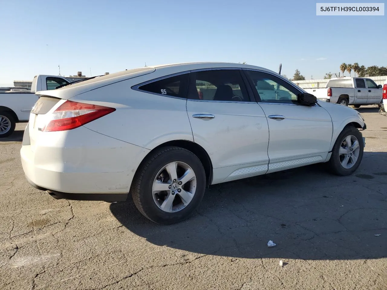 2012 Honda Crosstour Ex VIN: 5J6TF1H39CL003394 Lot: 77980444