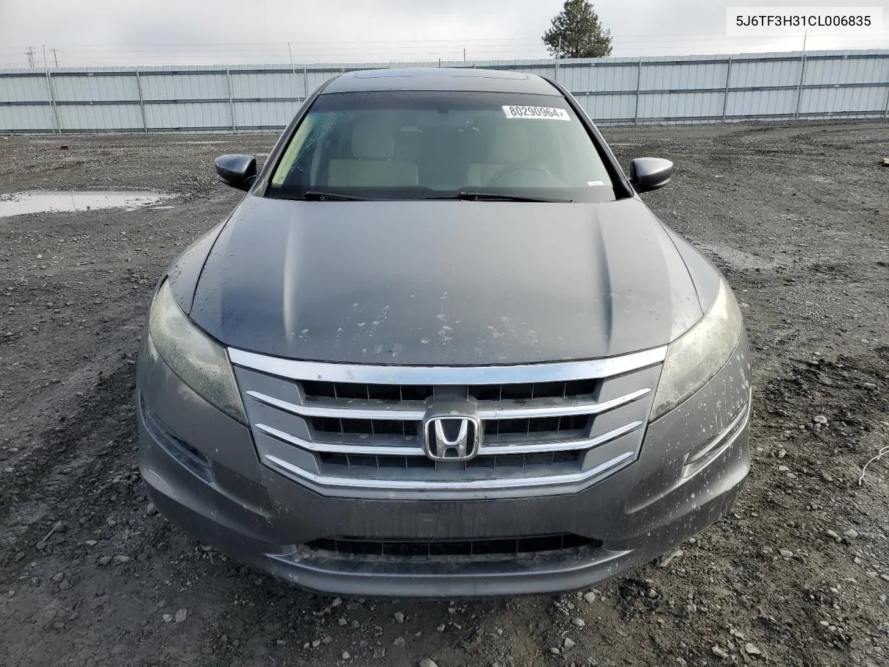 2012 Honda Crosstour Ex VIN: 5J6TF3H31CL006835 Lot: 80290964