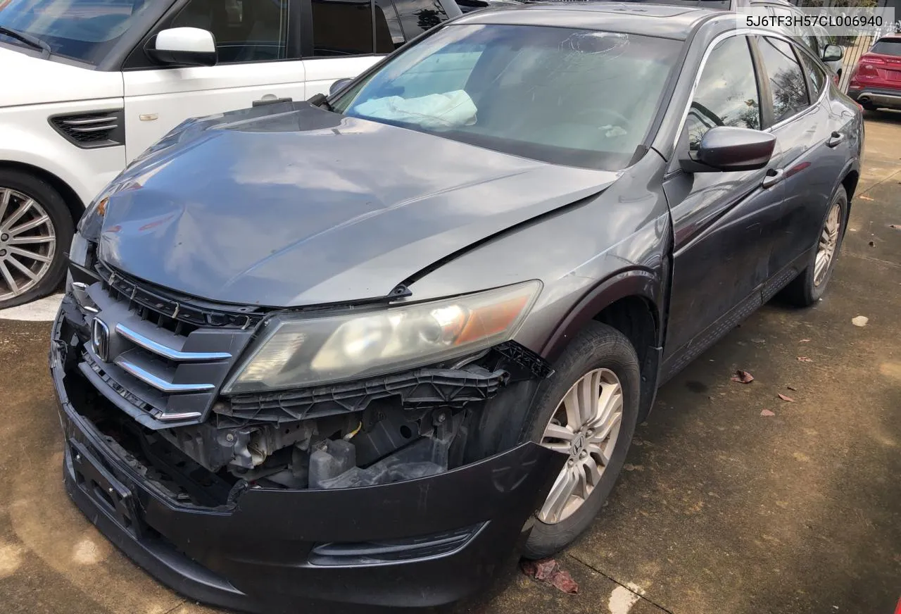 2012 Honda Crosstour Exl VIN: 5J6TF3H57CL006940 Lot: 81083764