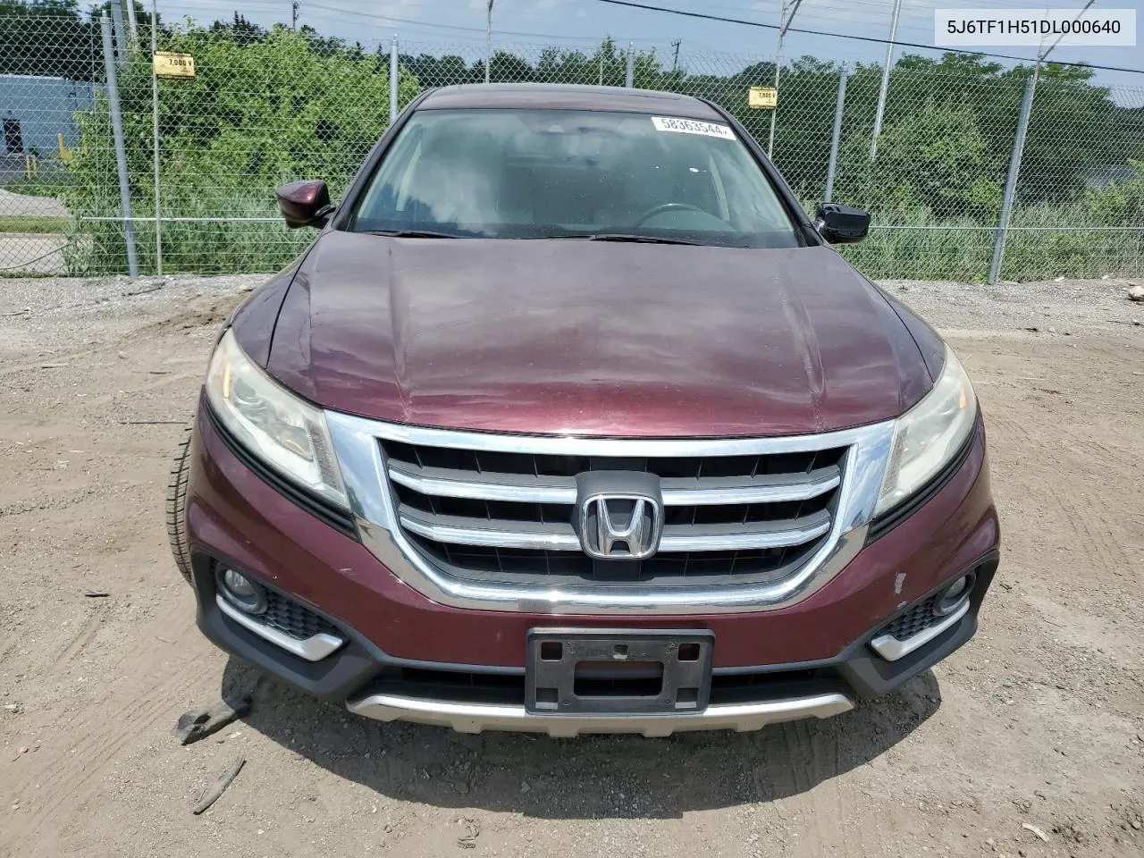 2013 Honda Crosstour Exl VIN: 5J6TF1H51DL000640 Lot: 58363544