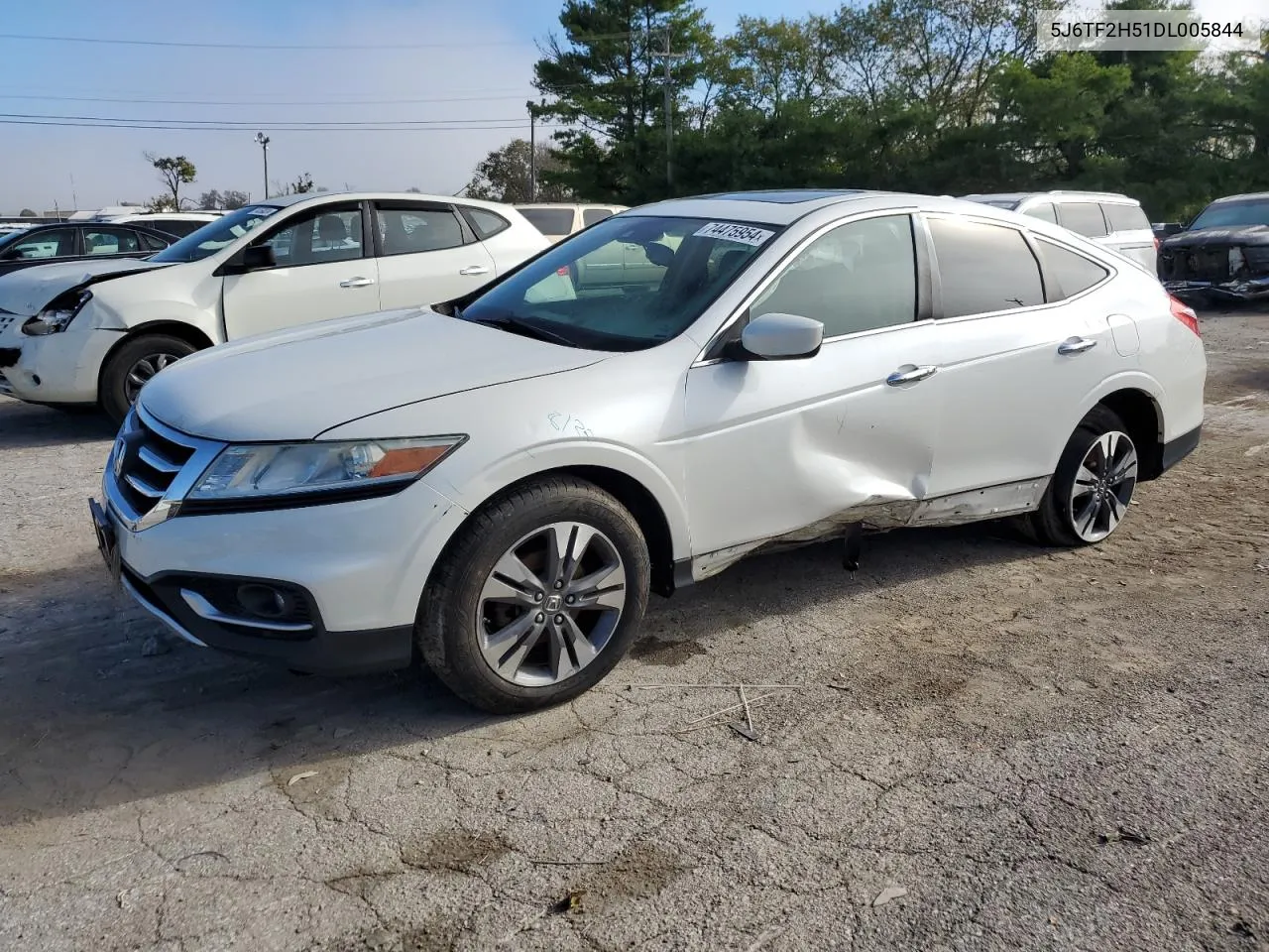 2013 Honda Crosstour Exl VIN: 5J6TF2H51DL005844 Lot: 74475954