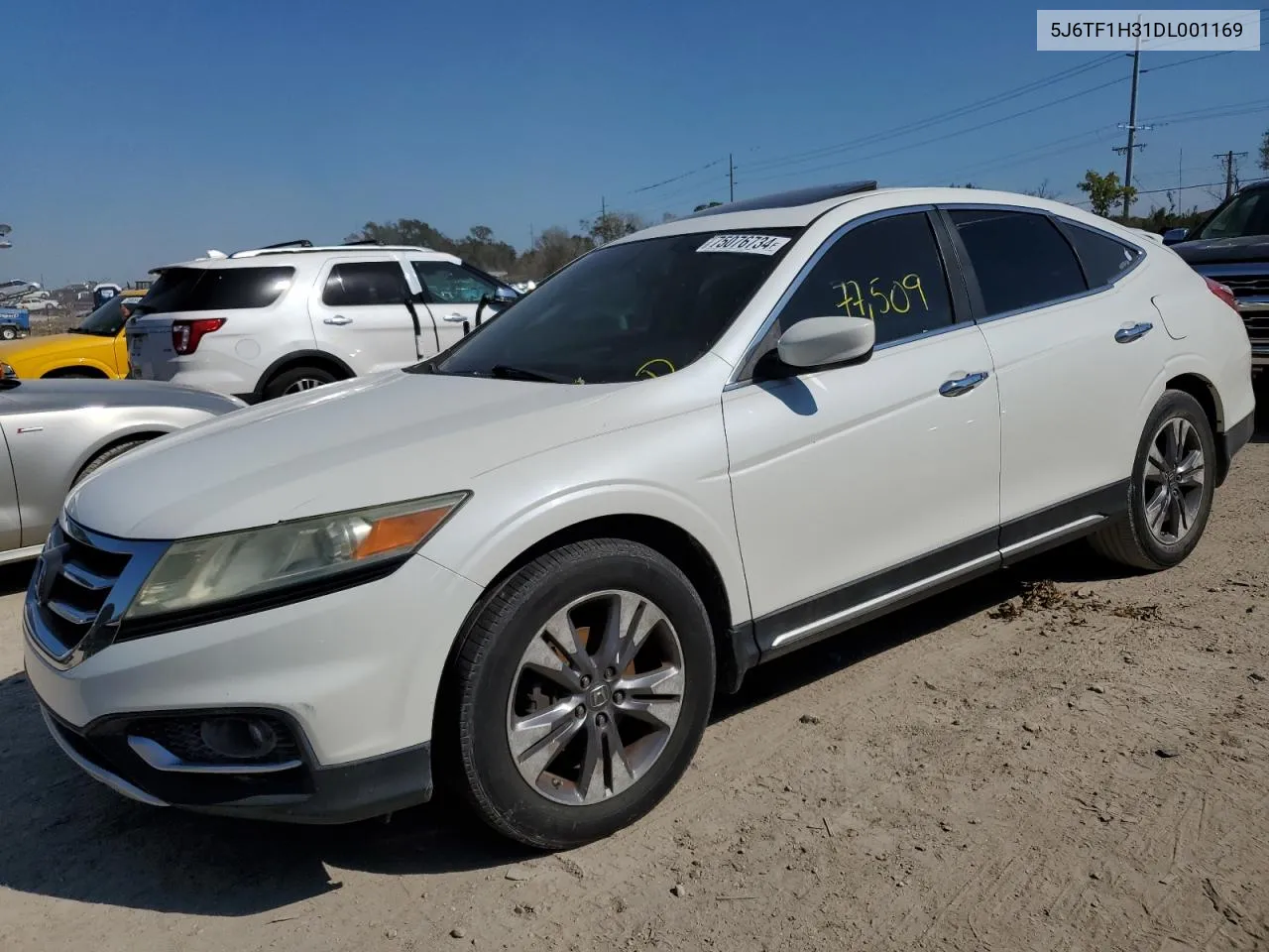 2013 Honda Crosstour Ex VIN: 5J6TF1H31DL001169 Lot: 75076734