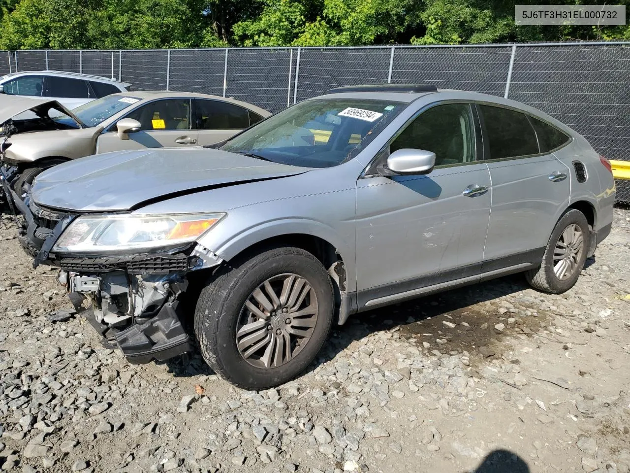 2014 Honda Crosstour Ex VIN: 5J6TF3H31EL000732 Lot: 58969294