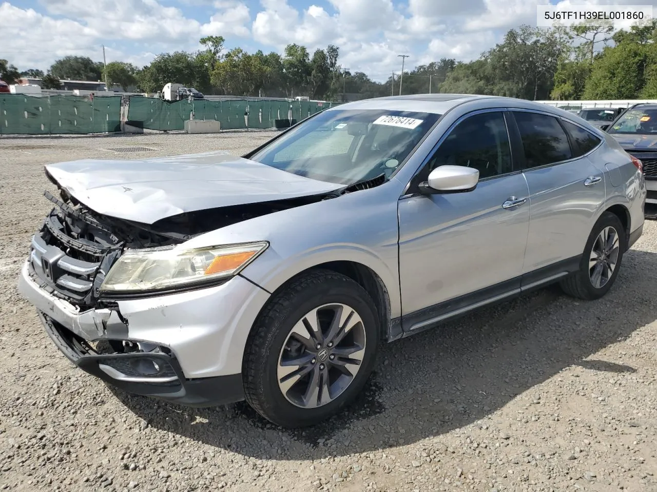 2014 Honda Crosstour Ex VIN: 5J6TF1H39EL001860 Lot: 72676414