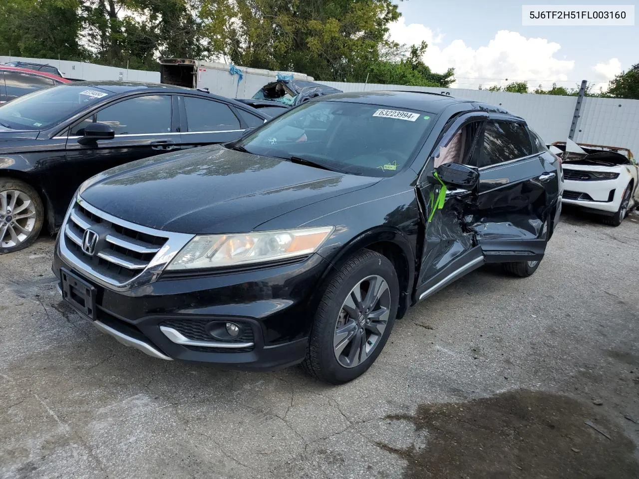 5J6TF2H51FL003160 2015 Honda Crosstour Exl