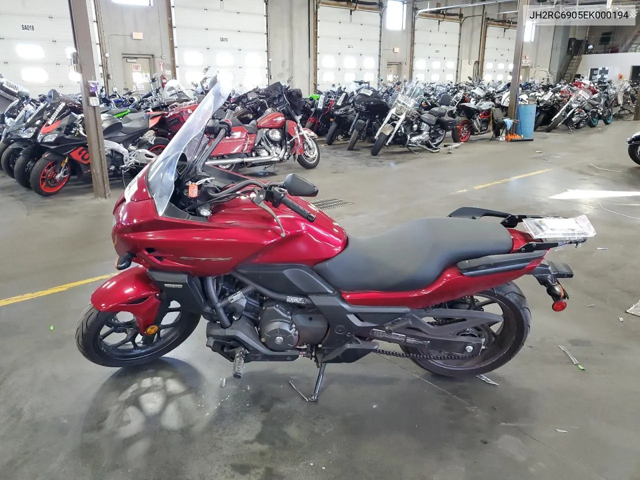 2014 Honda Ctx700 VIN: JH2RC6905EK000194 Lot: 76412904