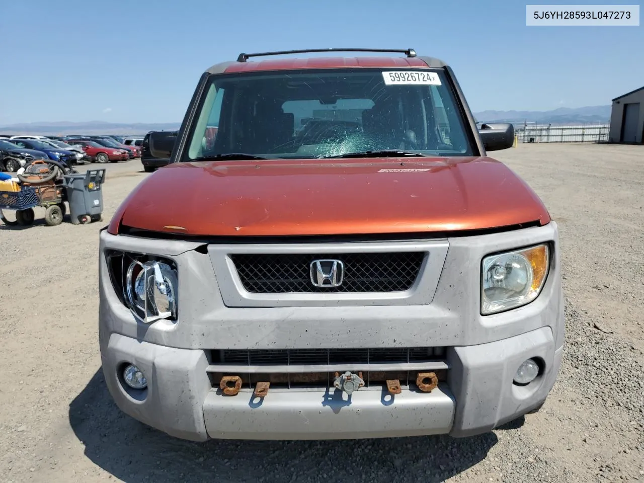 2003 Honda Element Ex VIN: 5J6YH28593L047273 Lot: 59926724