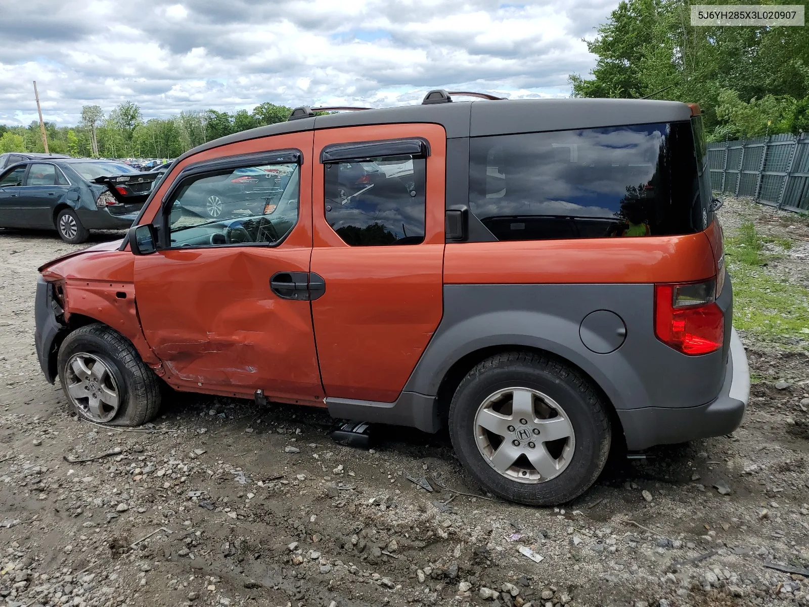 5J6YH285X3L020907 2003 Honda Element Ex