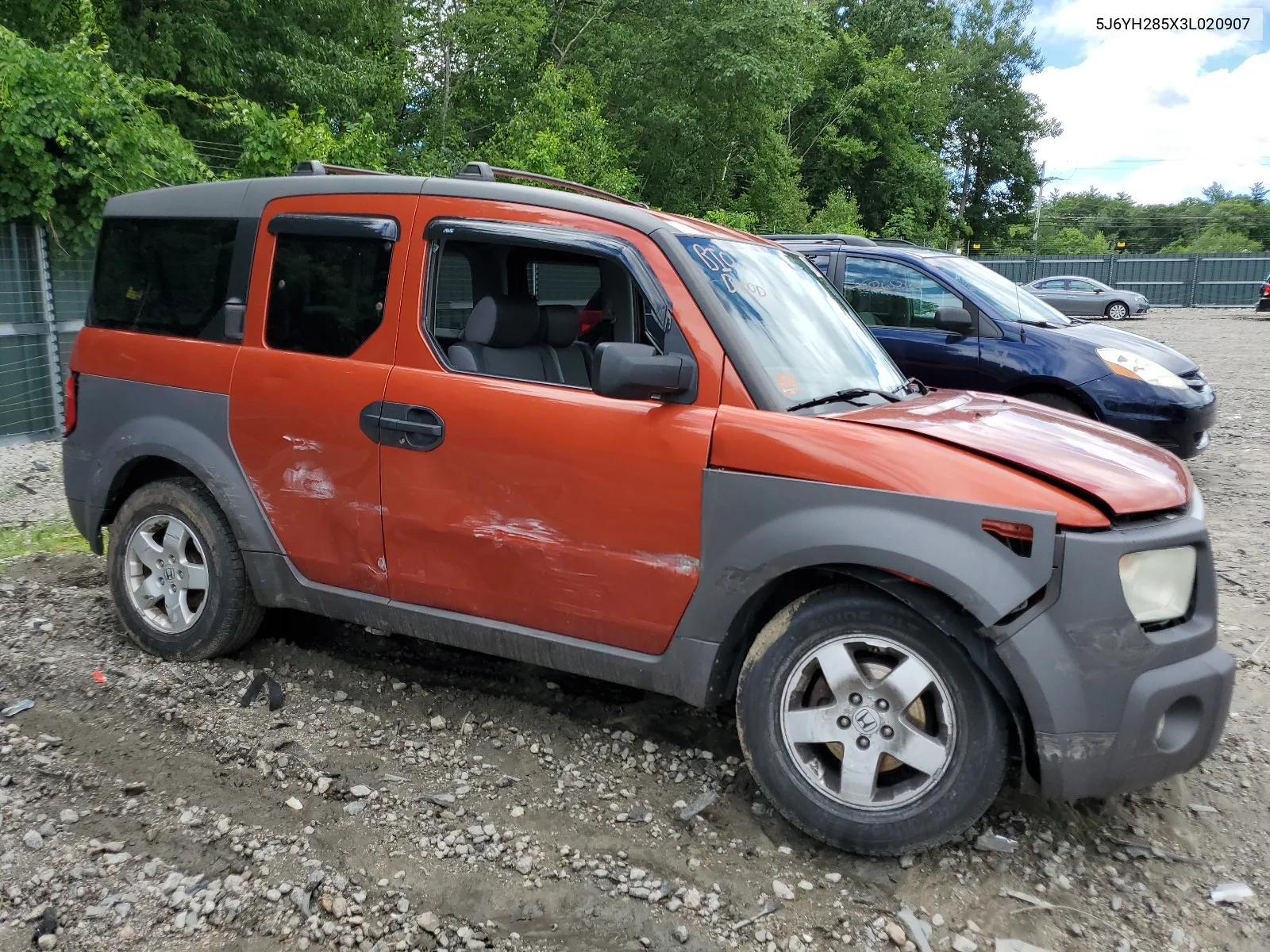 5J6YH285X3L020907 2003 Honda Element Ex