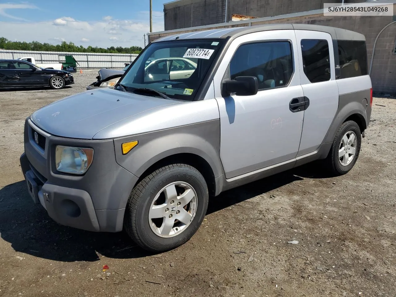 2003 Honda Element Ex VIN: 5J6YH28543L049268 Lot: 60872714