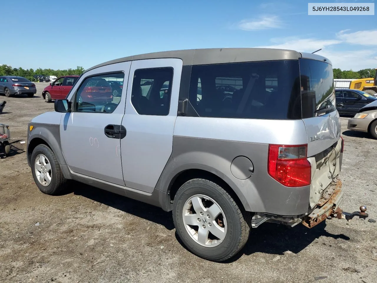 2003 Honda Element Ex VIN: 5J6YH28543L049268 Lot: 60872714