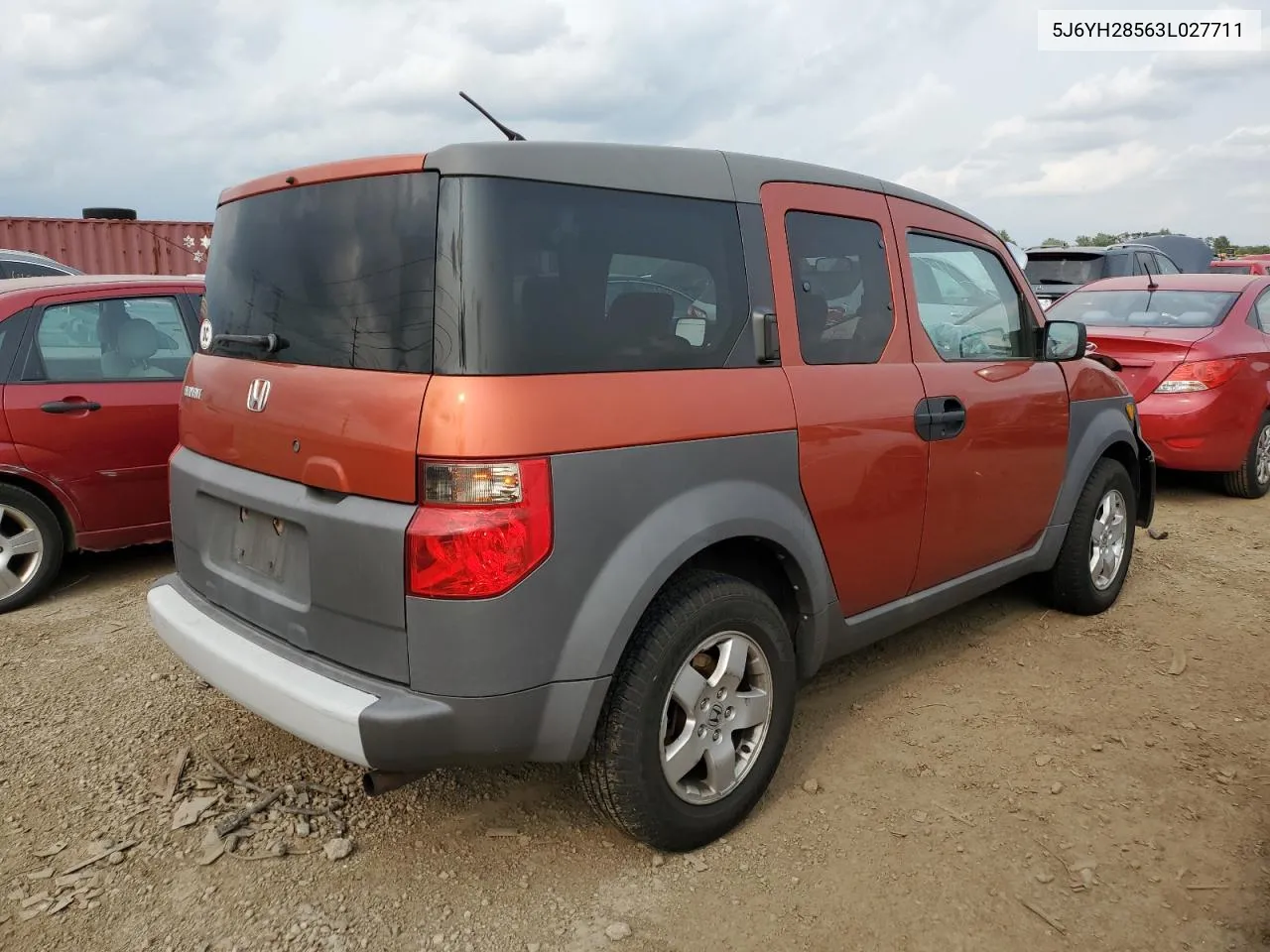 2003 Honda Element Ex VIN: 5J6YH28563L027711 Lot: 63489064