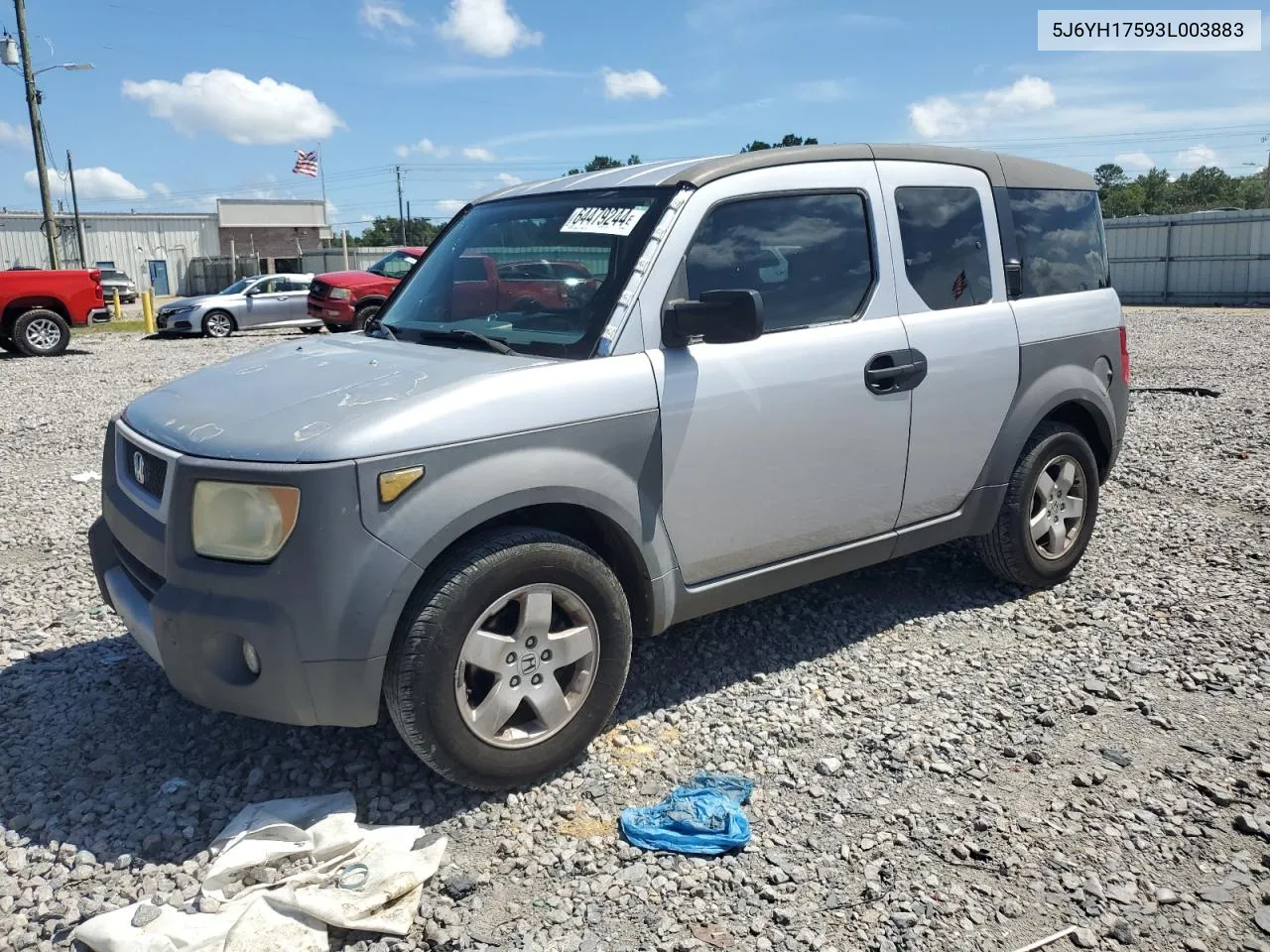 2003 Honda Element Ex VIN: 5J6YH17593L003883 Lot: 64479244