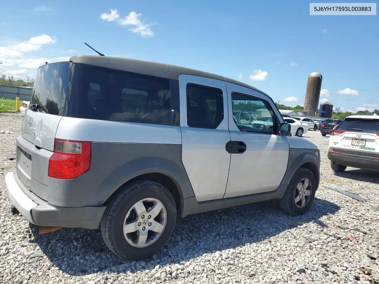 2003 Honda Element Ex VIN: 5J6YH17593L003883 Lot: 64479244