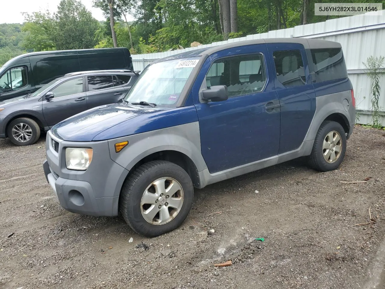 2003 Honda Element Dx VIN: 5J6YH282X3L014546 Lot: 64912214