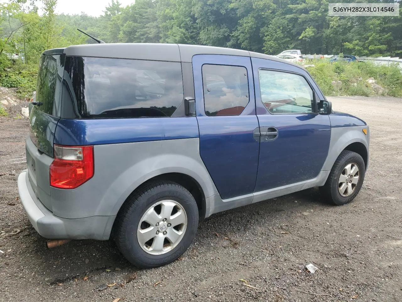 2003 Honda Element Dx VIN: 5J6YH282X3L014546 Lot: 64912214