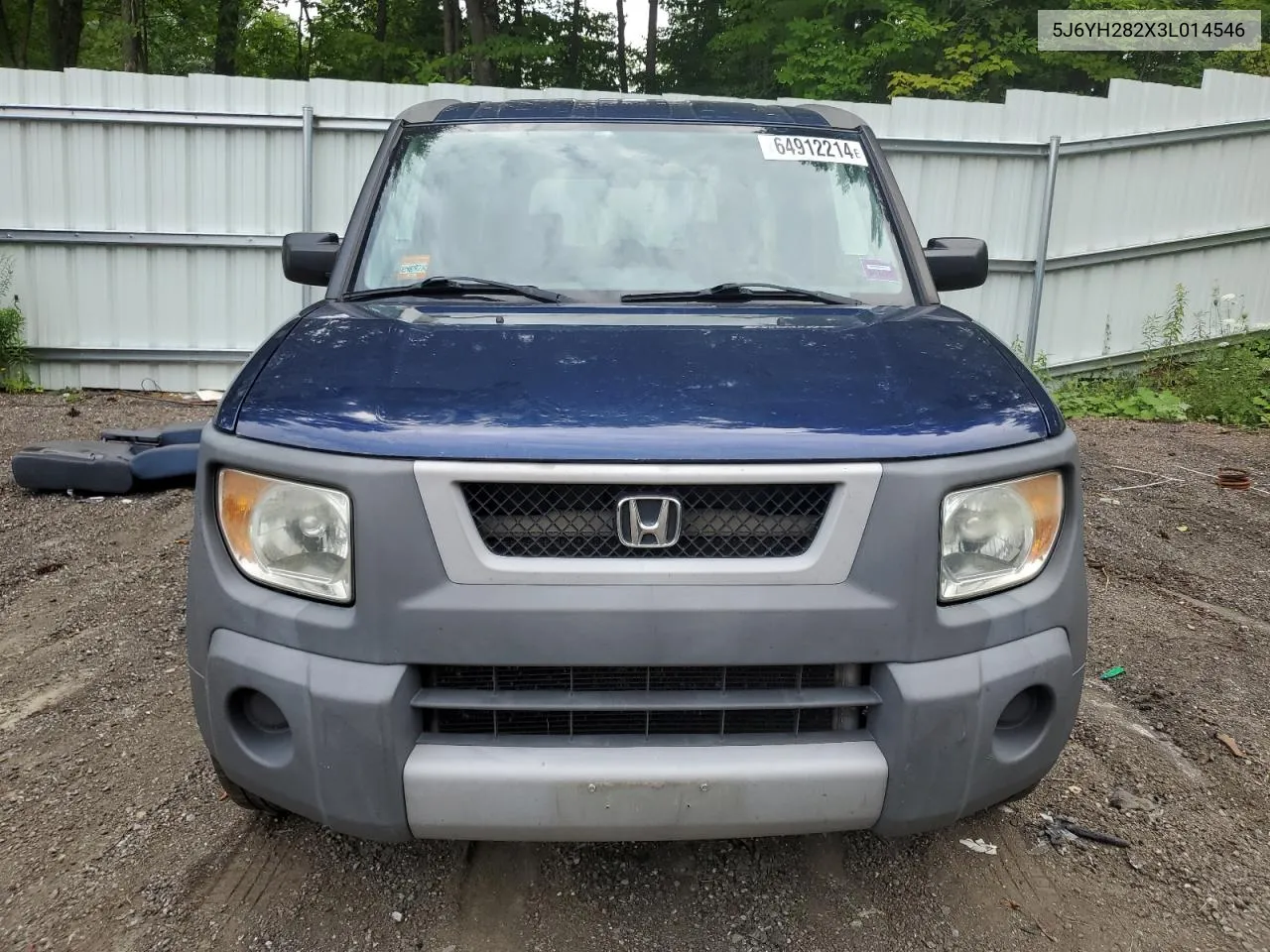 2003 Honda Element Dx VIN: 5J6YH282X3L014546 Lot: 64912214