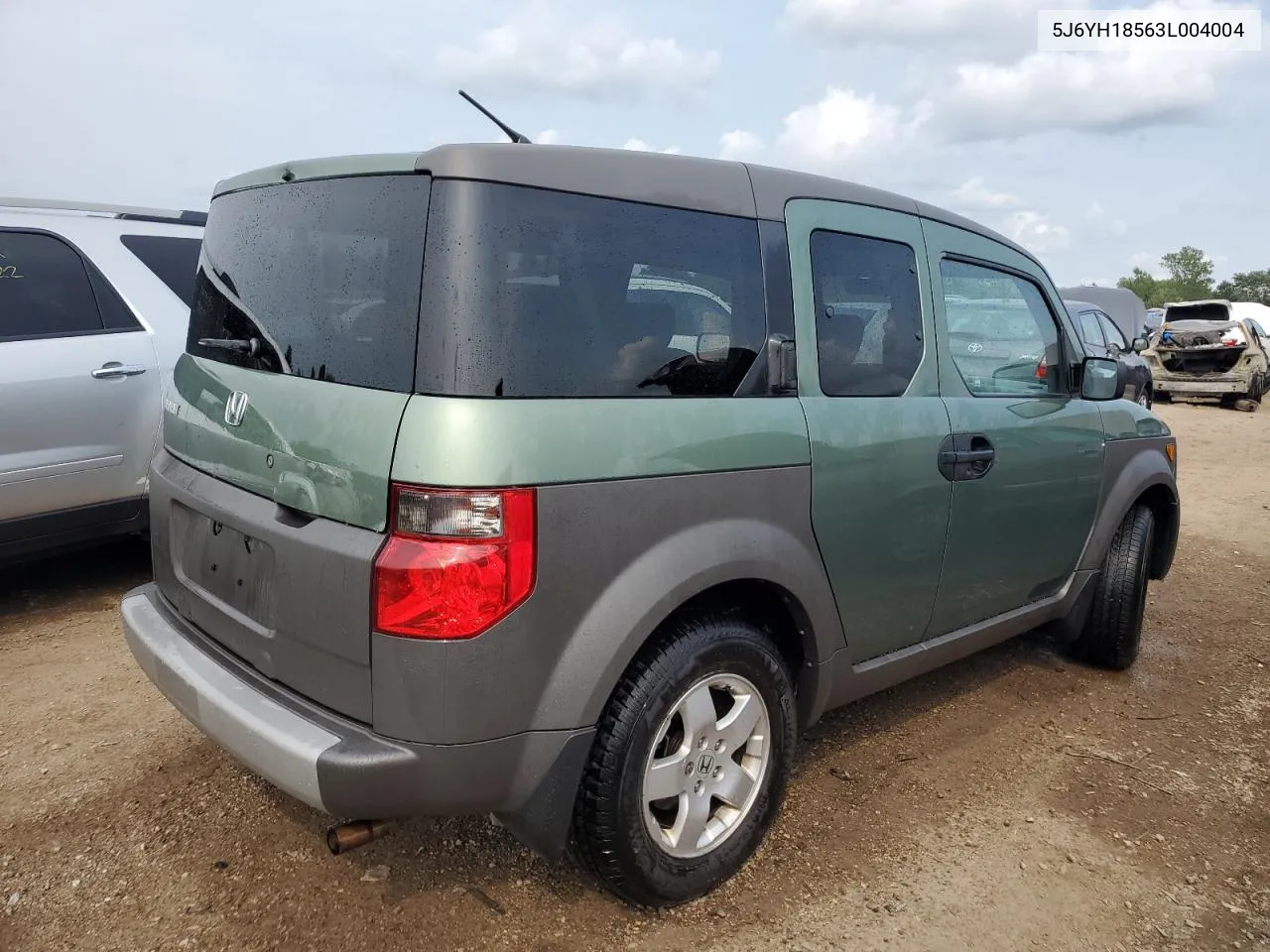 2003 Honda Element Ex VIN: 5J6YH18563L004004 Lot: 65237844