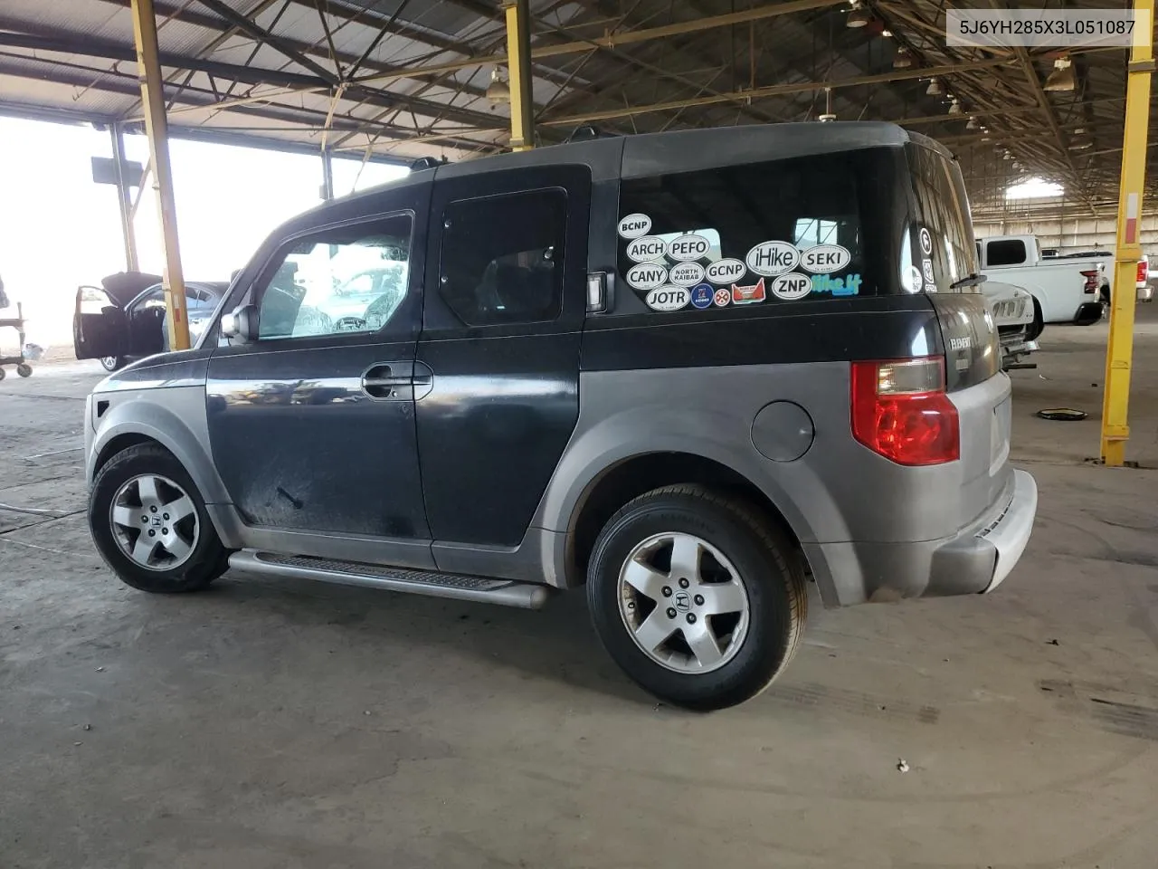 2003 Honda Element Ex VIN: 5J6YH285X3L051087 Lot: 66396754