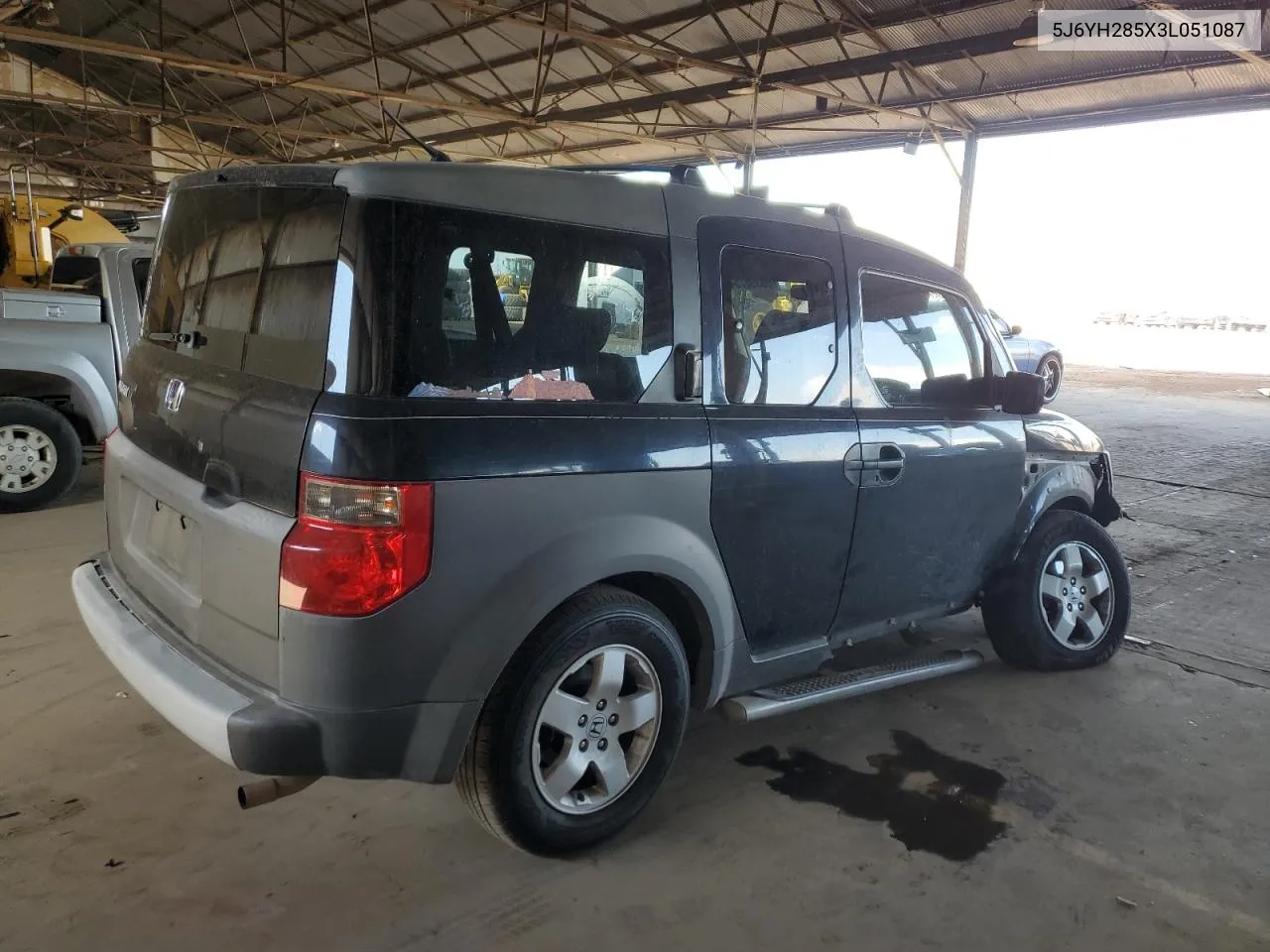 2003 Honda Element Ex VIN: 5J6YH285X3L051087 Lot: 66396754