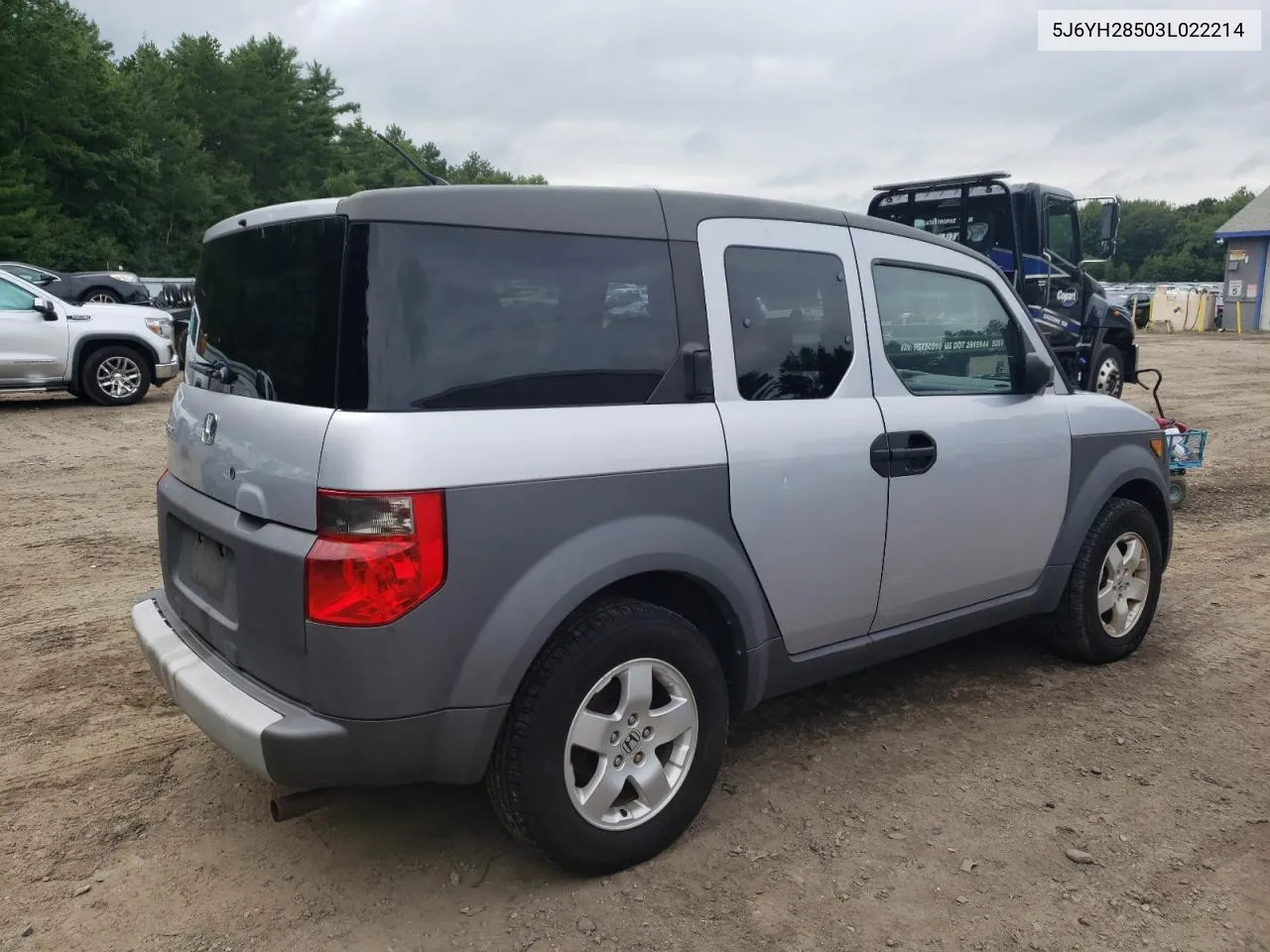 2003 Honda Element Ex VIN: 5J6YH28503L022214 Lot: 66970724