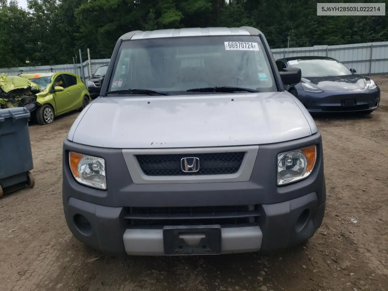 2003 Honda Element Ex VIN: 5J6YH28503L022214 Lot: 66970724