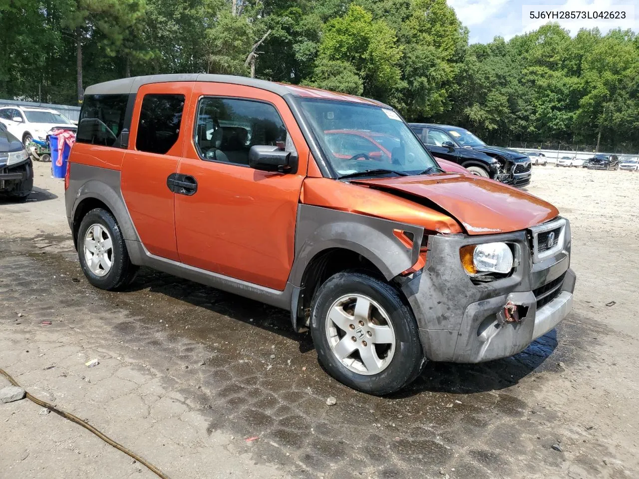 2003 Honda Element Ex VIN: 5J6YH28573L042623 Lot: 68287904