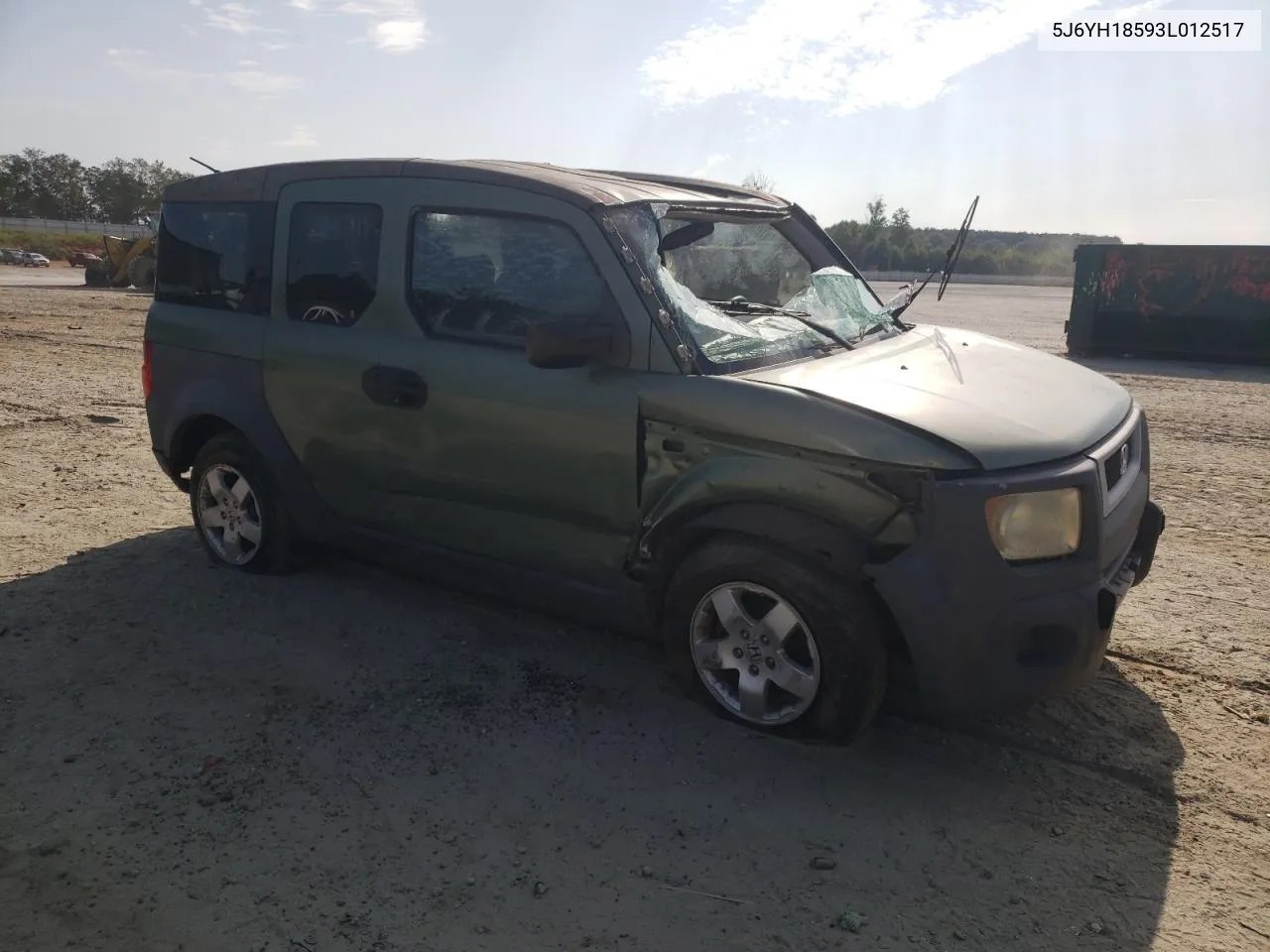 2003 Honda Element Ex VIN: 5J6YH18593L012517 Lot: 68610314