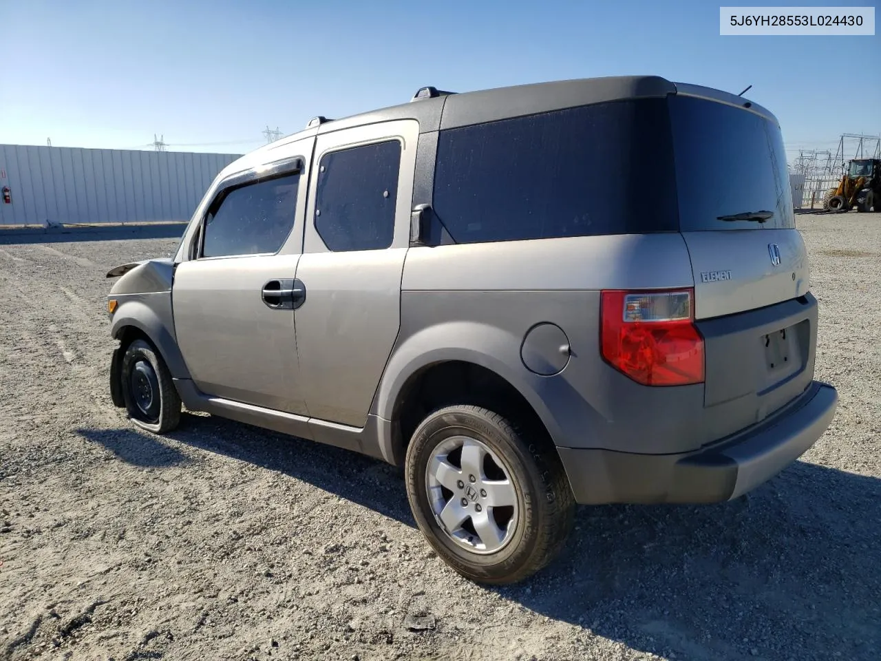 2003 Honda Element Ex VIN: 5J6YH28553L024430 Lot: 68879454