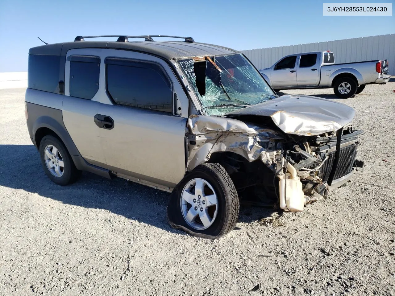 2003 Honda Element Ex VIN: 5J6YH28553L024430 Lot: 68879454