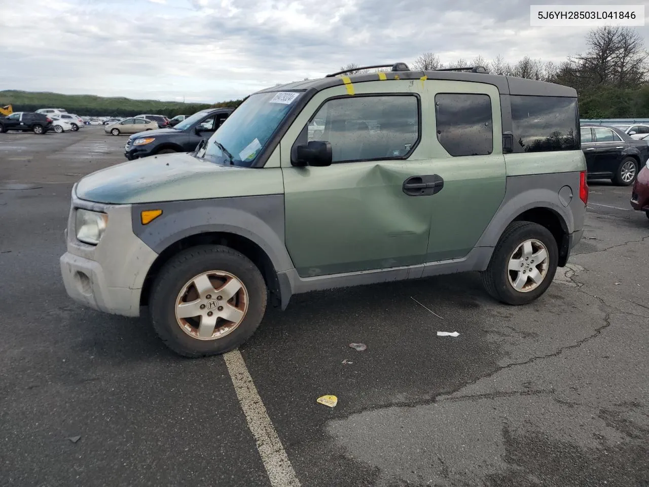 2003 Honda Element Ex VIN: 5J6YH28503L041846 Lot: 69479324