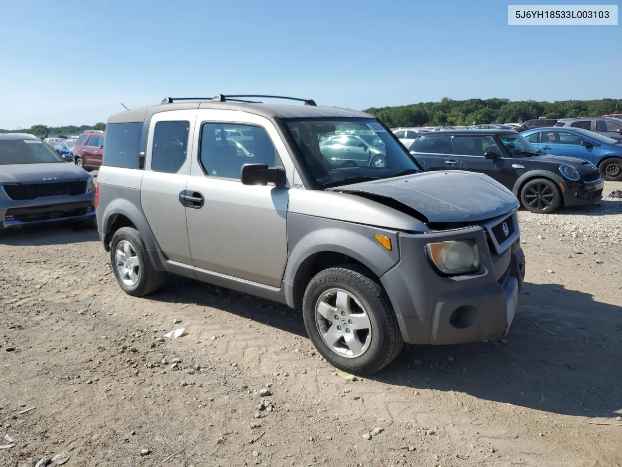 2003 Honda Element Ex VIN: 5J6YH18533L003103 Lot: 70032904