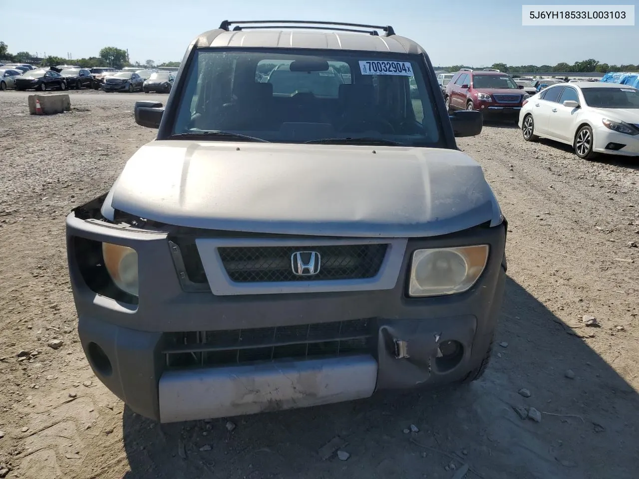 2003 Honda Element Ex VIN: 5J6YH18533L003103 Lot: 70032904